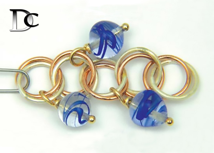 5-ring Mobius Earrings