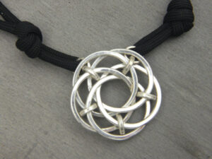 Argentium Ohm Pendant